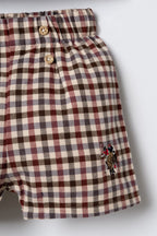 U.S. Polo Assn. Nakışlı Kız Bebek Krem Uzun Kol Pijama Takım USB3210-C-V1