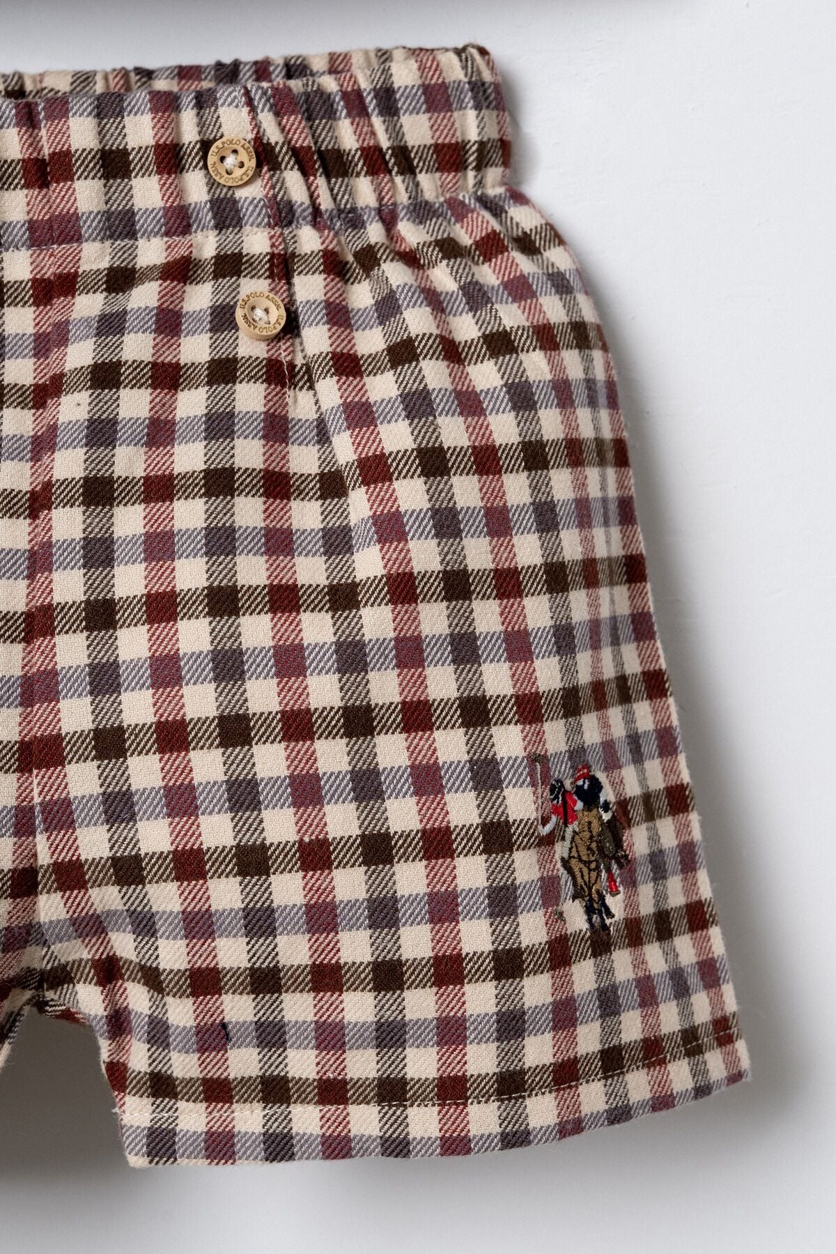 U.S. Polo Assn. Nakışlı Kız Bebek Krem Uzun Kol Pijama Takım USB3210-C-V1