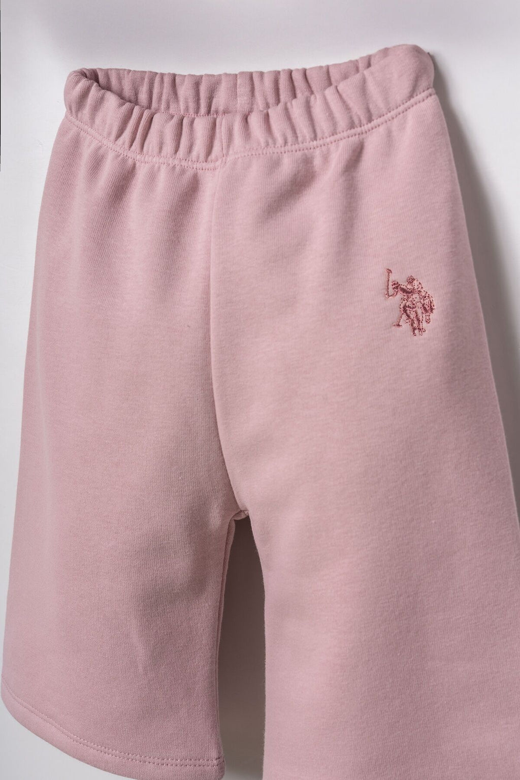 U.S. Polo Assn. Nakışlı Kız Bebek Pembe Uzun Kol Pijama Takım USB3246-C-V4
