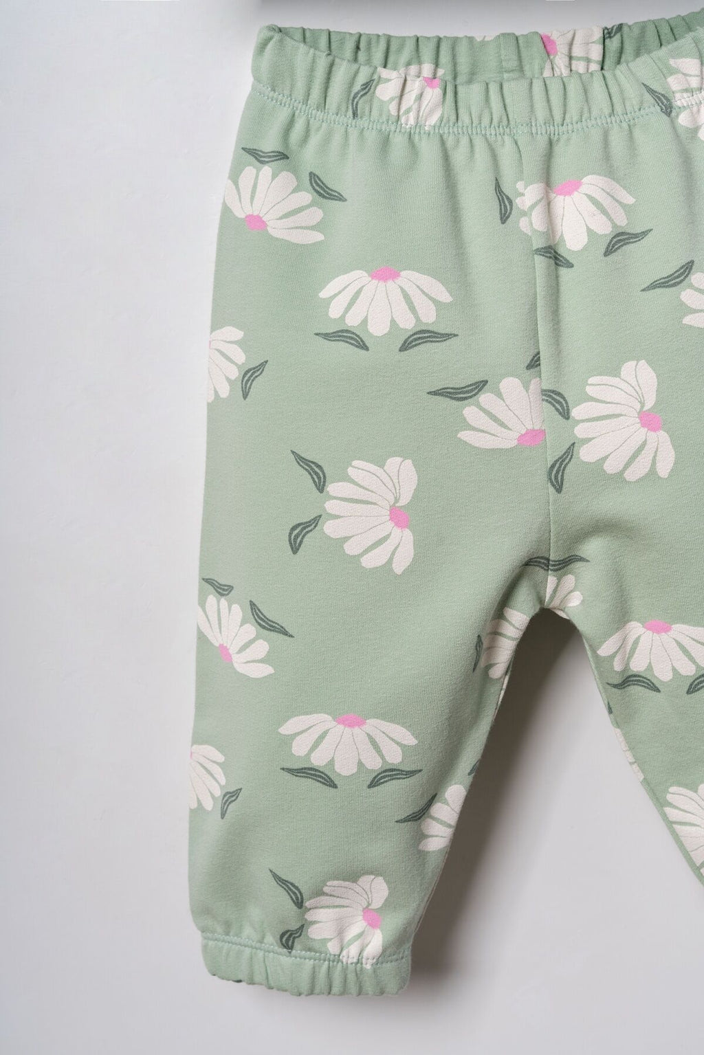 U.S. Polo Assn. Nakışlı Kız Bebek Yeşil Uzun Kol Pijama Takım USB3259-C-V1