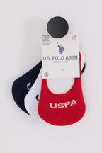 U.S. Polo Assn. Erkek Bebek Pigment Baskılı Yazlık Regular Fit Beyaz Çorap USB2601-C-V1