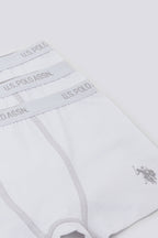 U.S. Polo Assn. Erkek Çocuk Pigment Baskılı Kışlık Regular Fit Beyaz Boxer US1383-C-V1