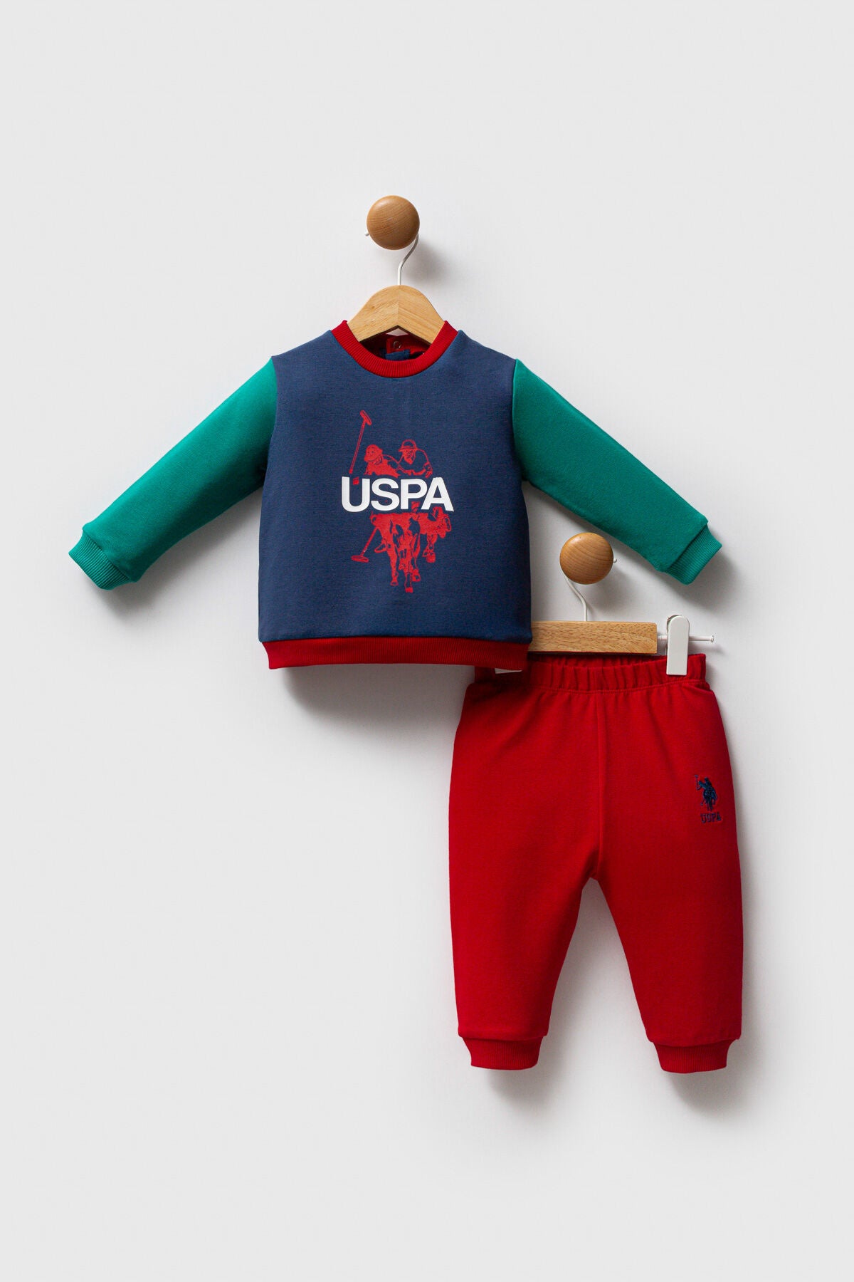 U.S. Polo Assn. Erkek Bebek Kışlık Regular Fit Mavi Bebek Takımı USB2572-C-V1 Ürün ana görseli