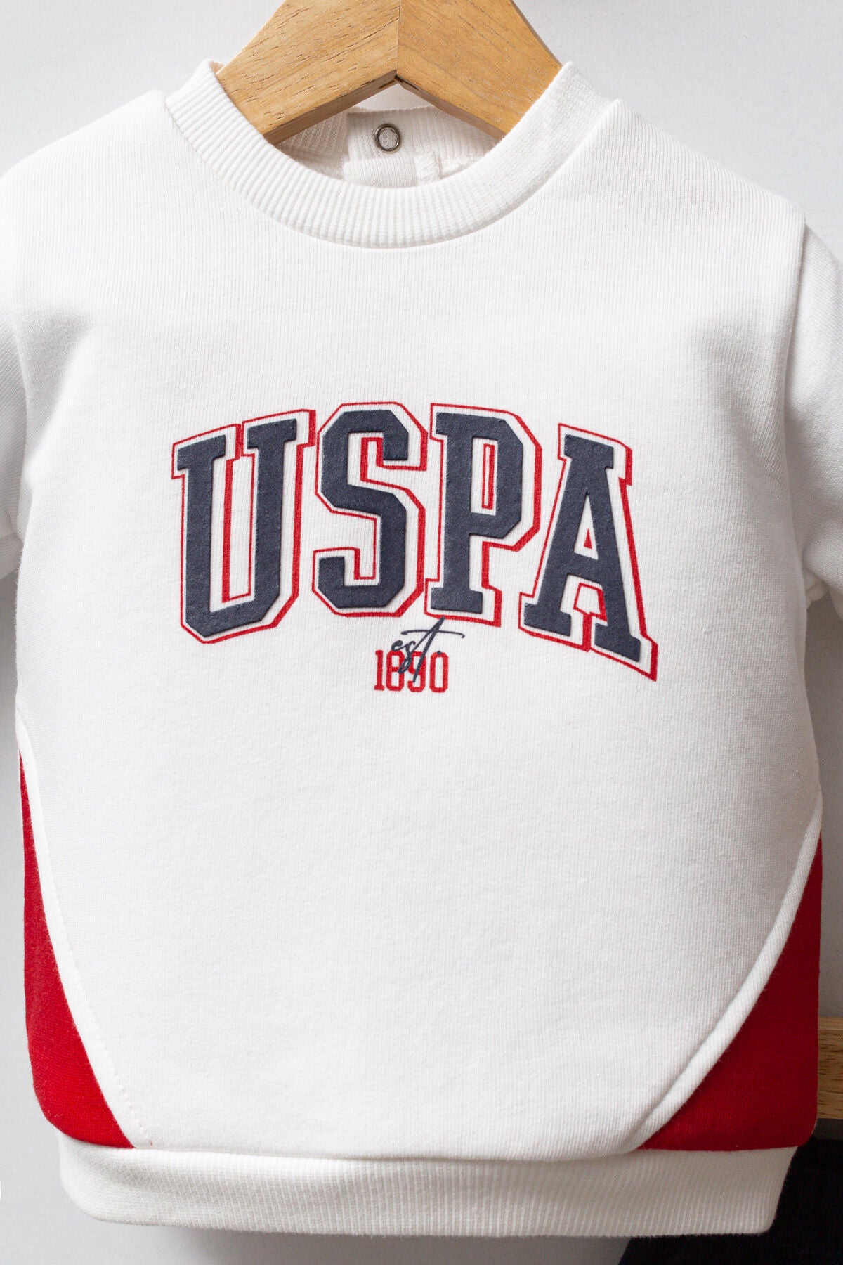 U.S. Polo Assn. Erkek Bebek Kışlık Regular Fit Beyaz Bebek Takımı USB2567-C-V1 Ürün ikincil görseli