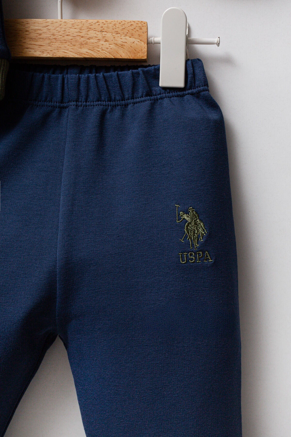 U.S. Polo Assn. Erkek Bebek Kışlık Regular Fit Mavi Bebek Takımı USB2573-C-V2