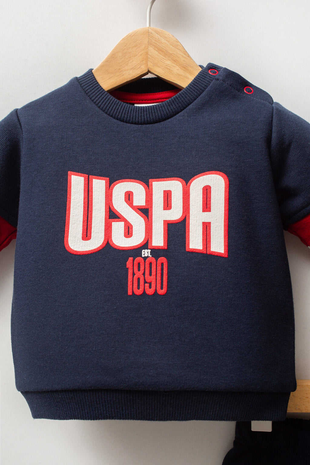 U.S. Polo Assn. Erkek Bebek Kışlık Regular Fit Lacivert Bebek Takımı USB2550-C-V2