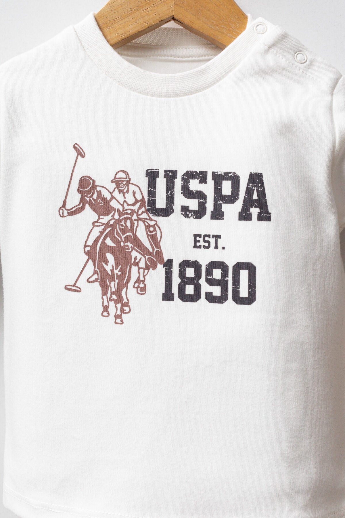U.S. Polo Assn. Erkek Bebek Kışlık Regular Fit Gri Bebek Takımı USB2561-C-V1