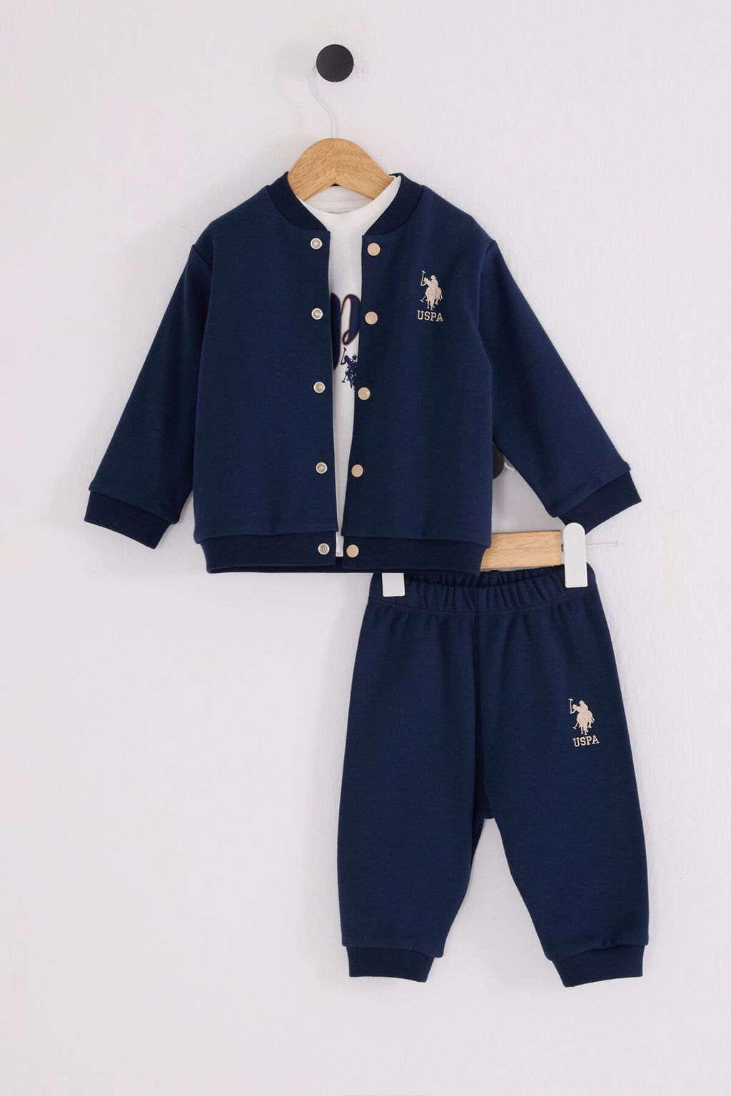U.S.POLO ASSN ERKEK BEBEK 3LÜ TAKIM