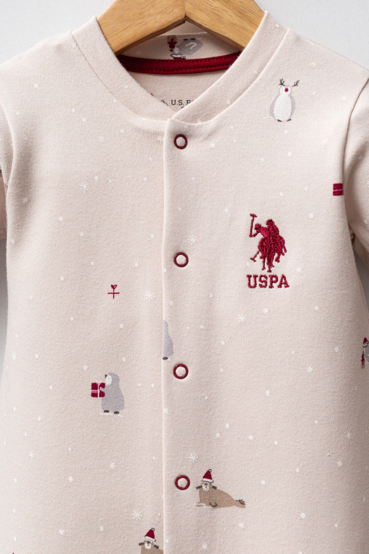 U.S.POLO ASSN ERKEK BEBEK PATİKLİ TULUM Ürün ikincil görseli