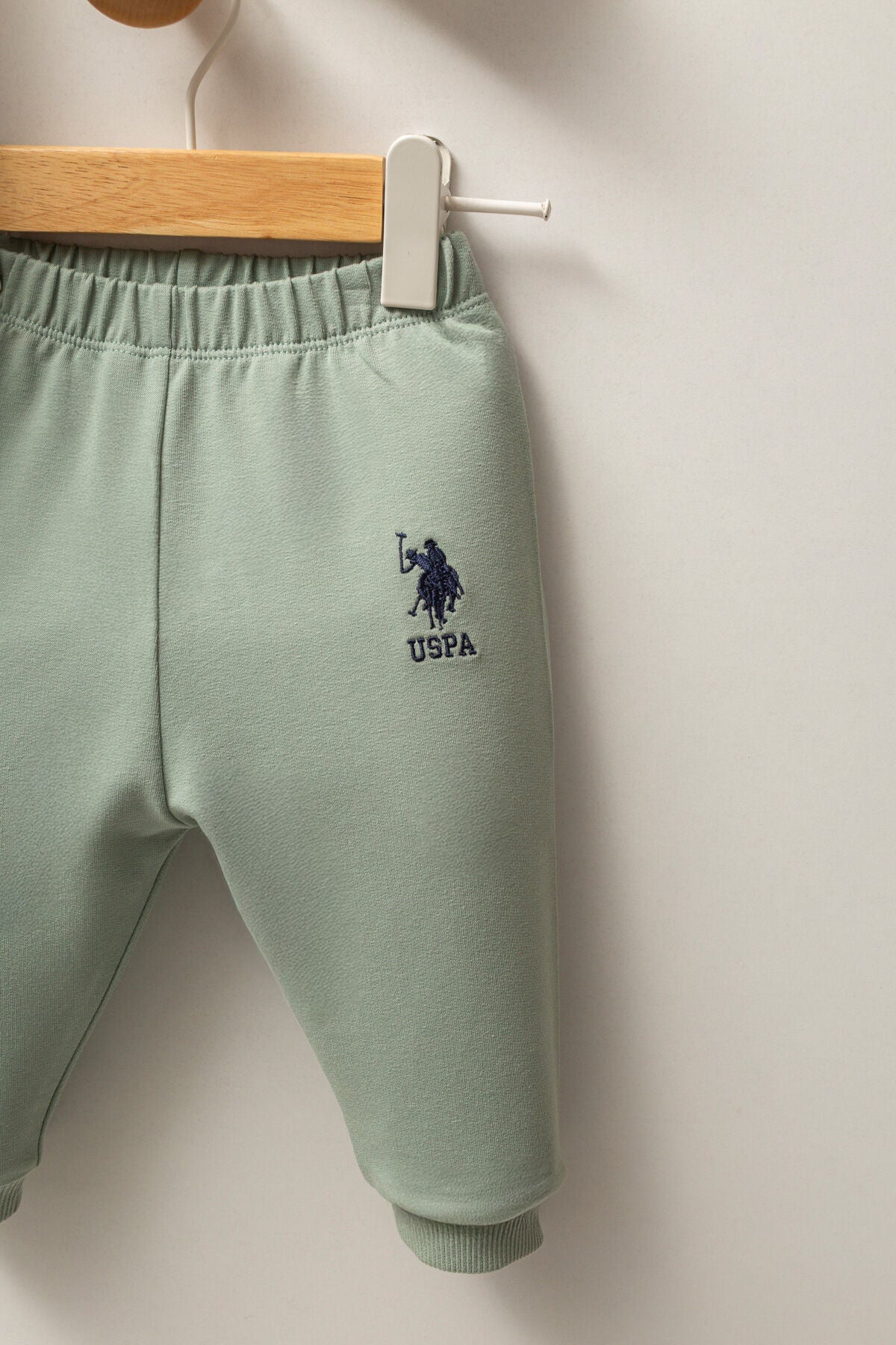 U.S. Polo Assn. Erkek Bebek Kışlık Regular Fit Yeşil Bebek Takımı USB2558-C-V1