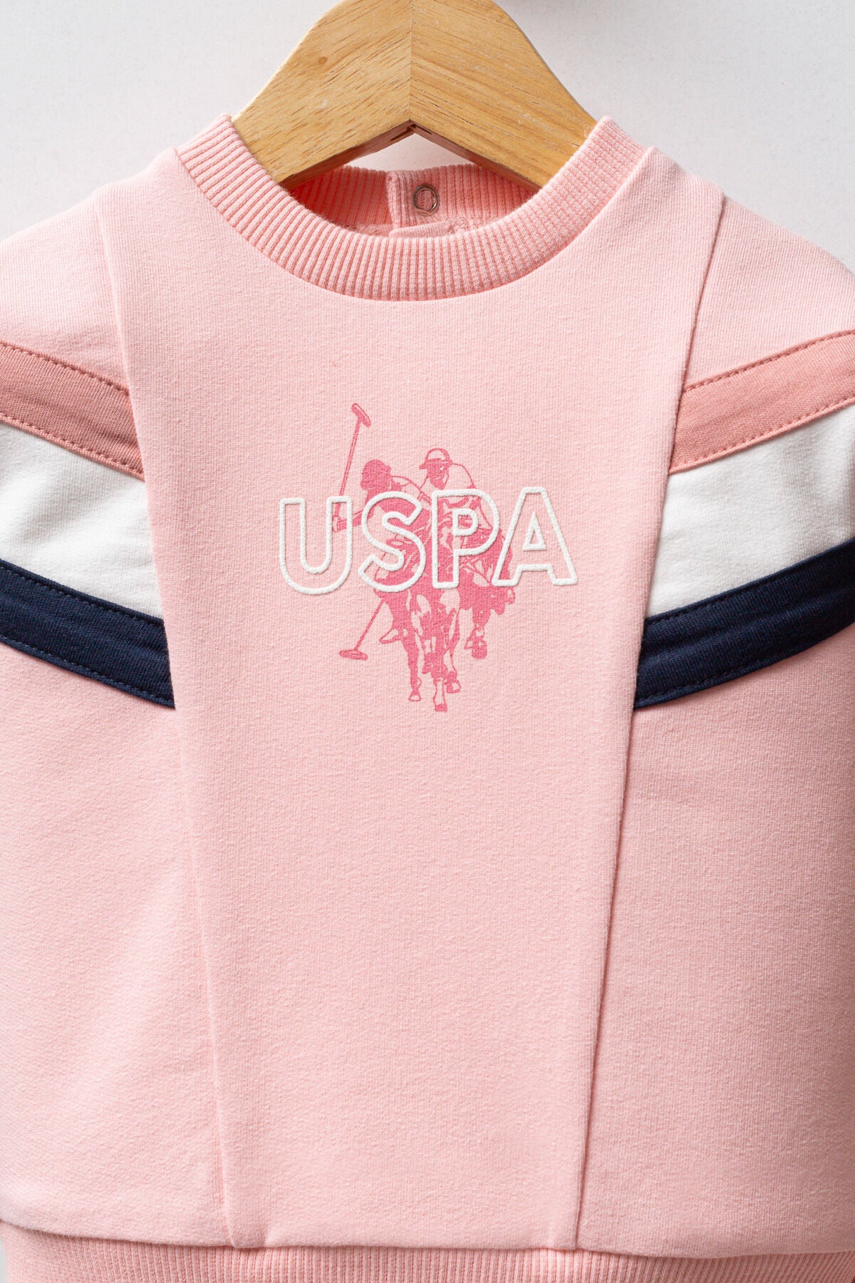 U.S. Polo Assn. Kız Bebek Kışlık Regular Fit Pembe Bebek Takımı USB2755-C-V1 Ürün ikincil görseli