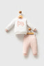 U.S. Polo Assn. Kız Bebek Kışlık Regular Fit Beyaz Bebek Takımı USB2743-C-V1