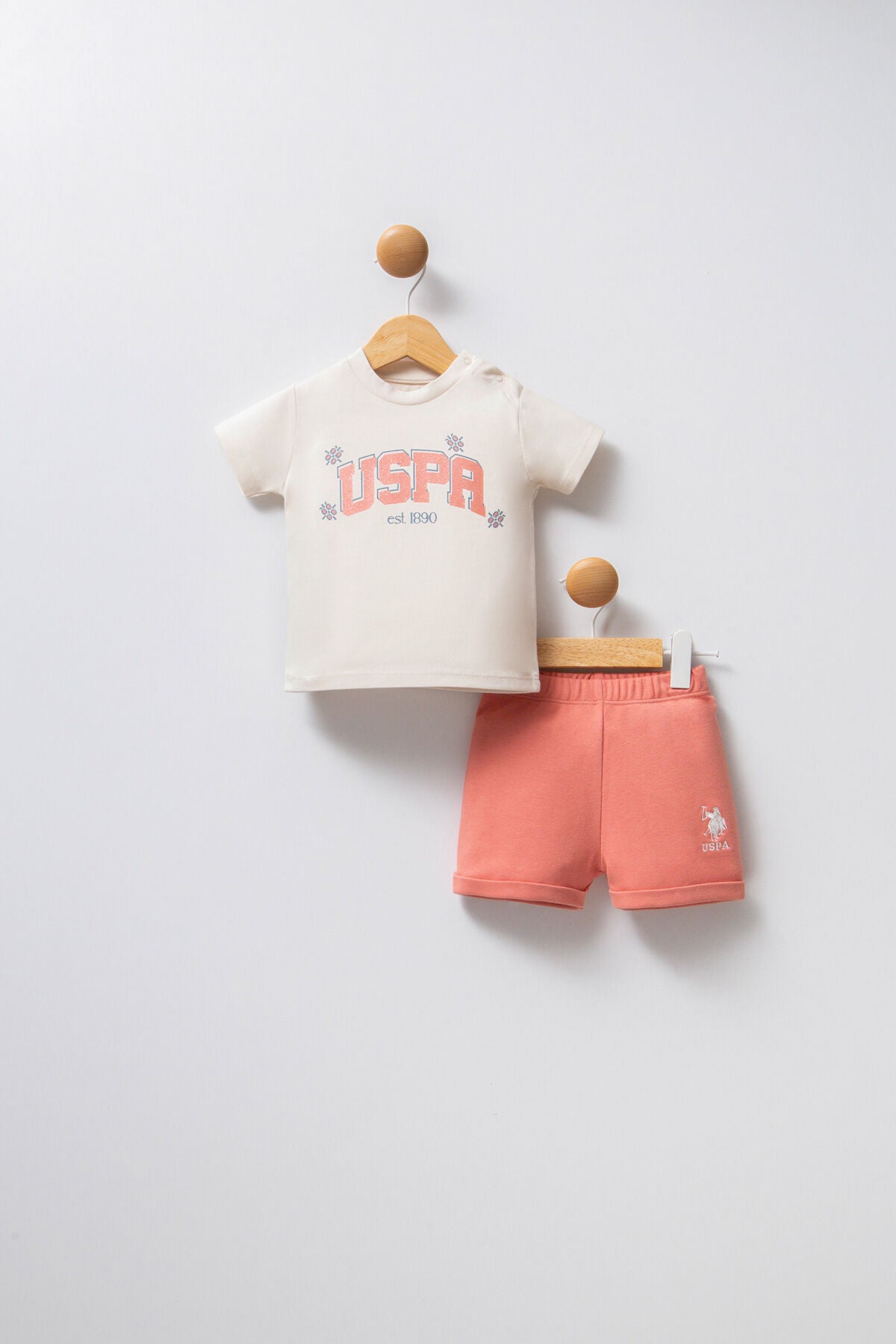 U.S. Polo Assn. Kız Bebek Mavi Bebek Takım Ürün ana görseli