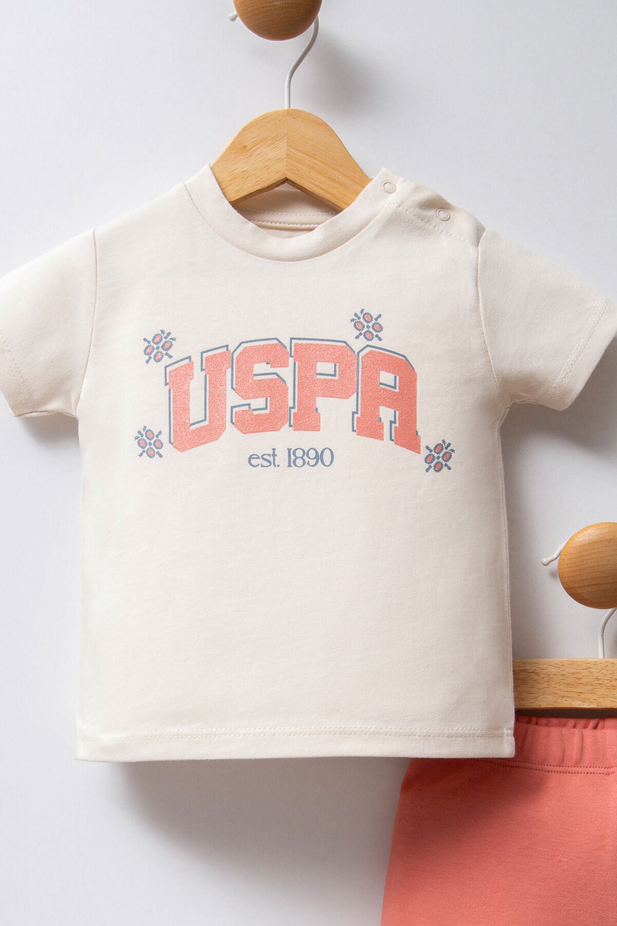 U.S. Polo Assn. Kız Bebek Mavi Bebek Takım