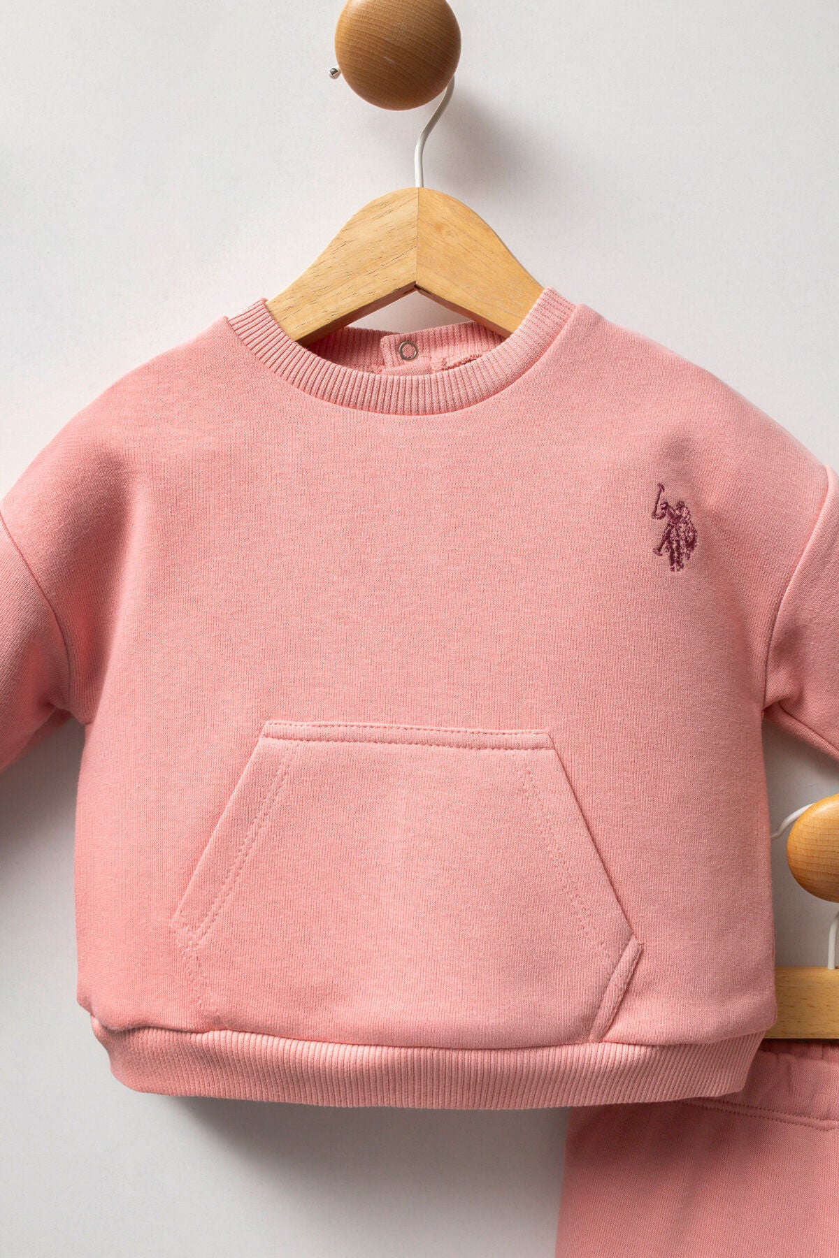 U.S. Polo Assn. Kız Bebek Kışlık Regular Fit Pembe Bebek Takımı USB2718-C-V2 Ürün ikincil görseli