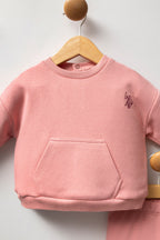 U.S. Polo Assn. Kız Bebek Kışlık Regular Fit Pembe Bebek Takımı USB2718-C-V2