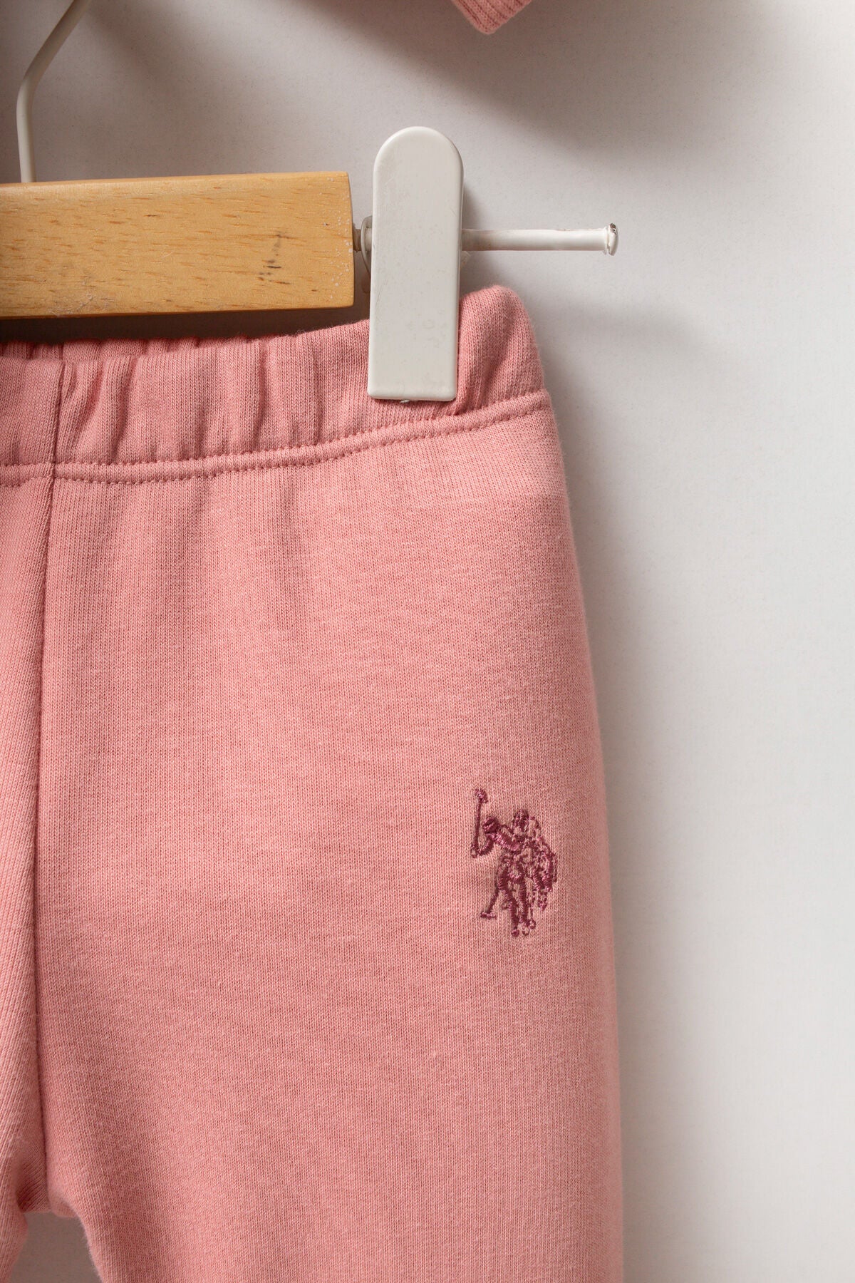 U.S. Polo Assn. Kız Bebek Kışlık Regular Fit Pembe Bebek Takımı USB2718-C-V2
