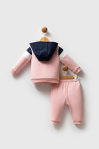 U.S. Polo Assn. Kız Bebek Kışlık Regular Fit Pembe Bebek Takımı USB2758-C-V1