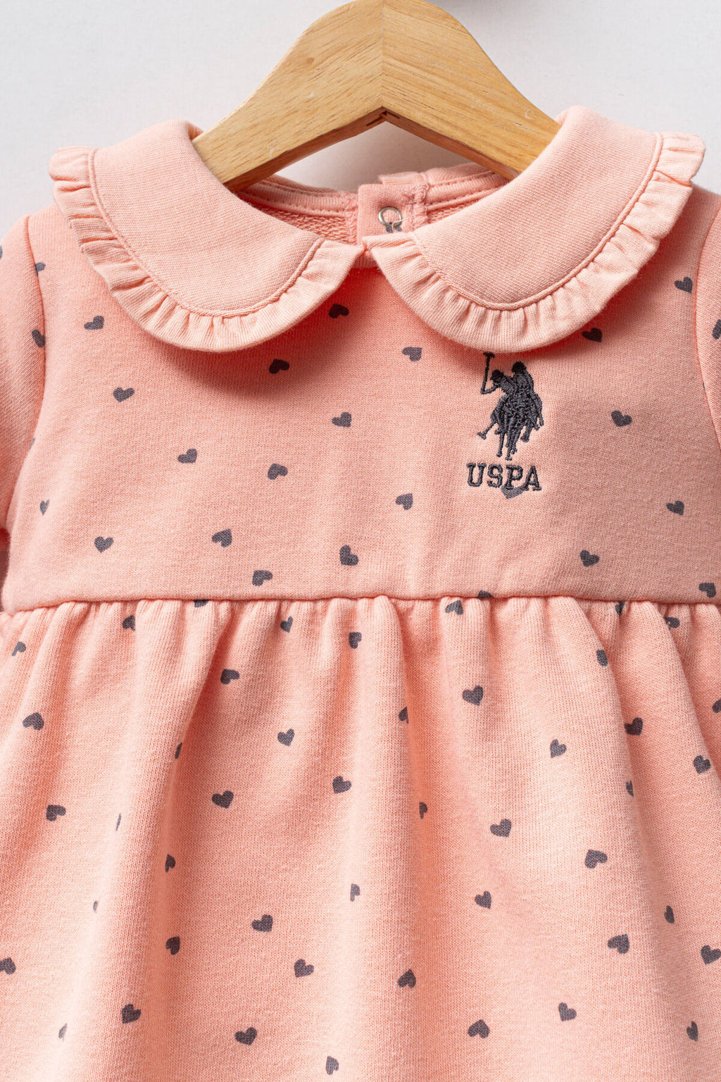 U.S.POLO ASSN KIZ BEBEK ELBİSE