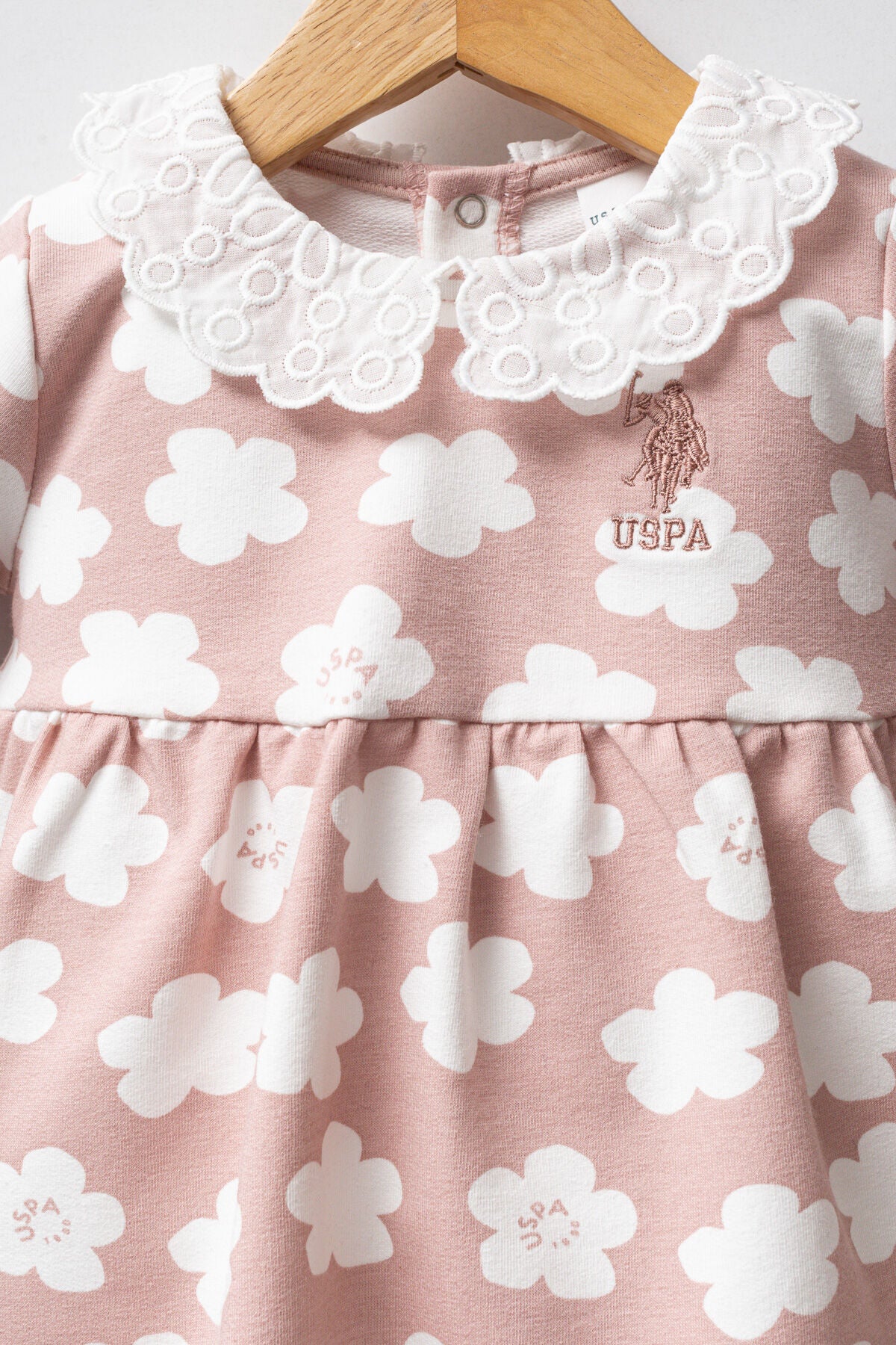 U.S.POLO ASSN KIZ BEBEK ELBİSE