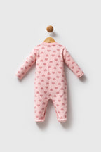 U.S. Polo Assn. Kız Bebek Kışlık Regular Fit Pembe Tulum USB2715-C-V1