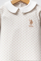 U.S. Polo Assn. Kýz Bebek Kýþlýk Regular Fit Beyaz Tulum USB2720-C-V1