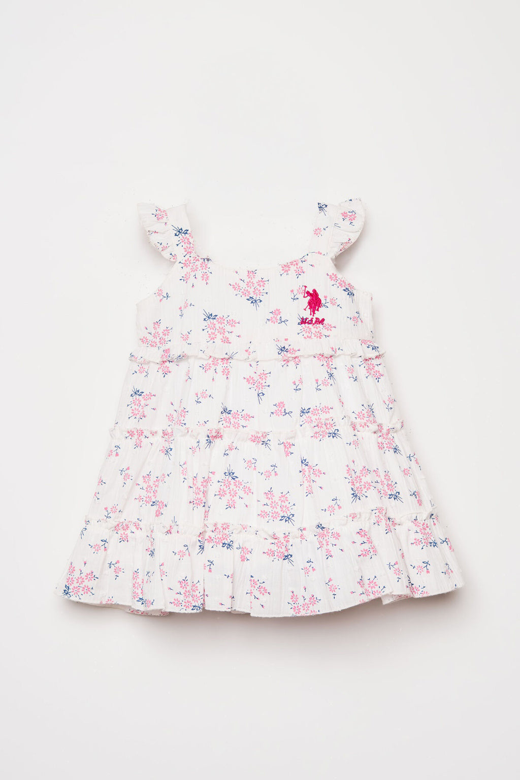 Us.Polo Assn. Kız Bebek Pembe Elbise