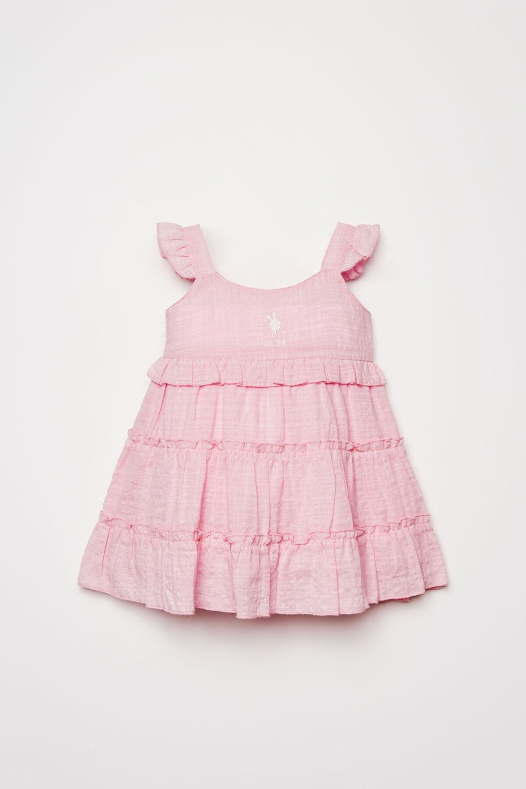 Us.Polo Assn. Kız Bebek Pembe Elbise