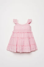 Us.Polo Assn. Kız Bebek Pembe Elbise