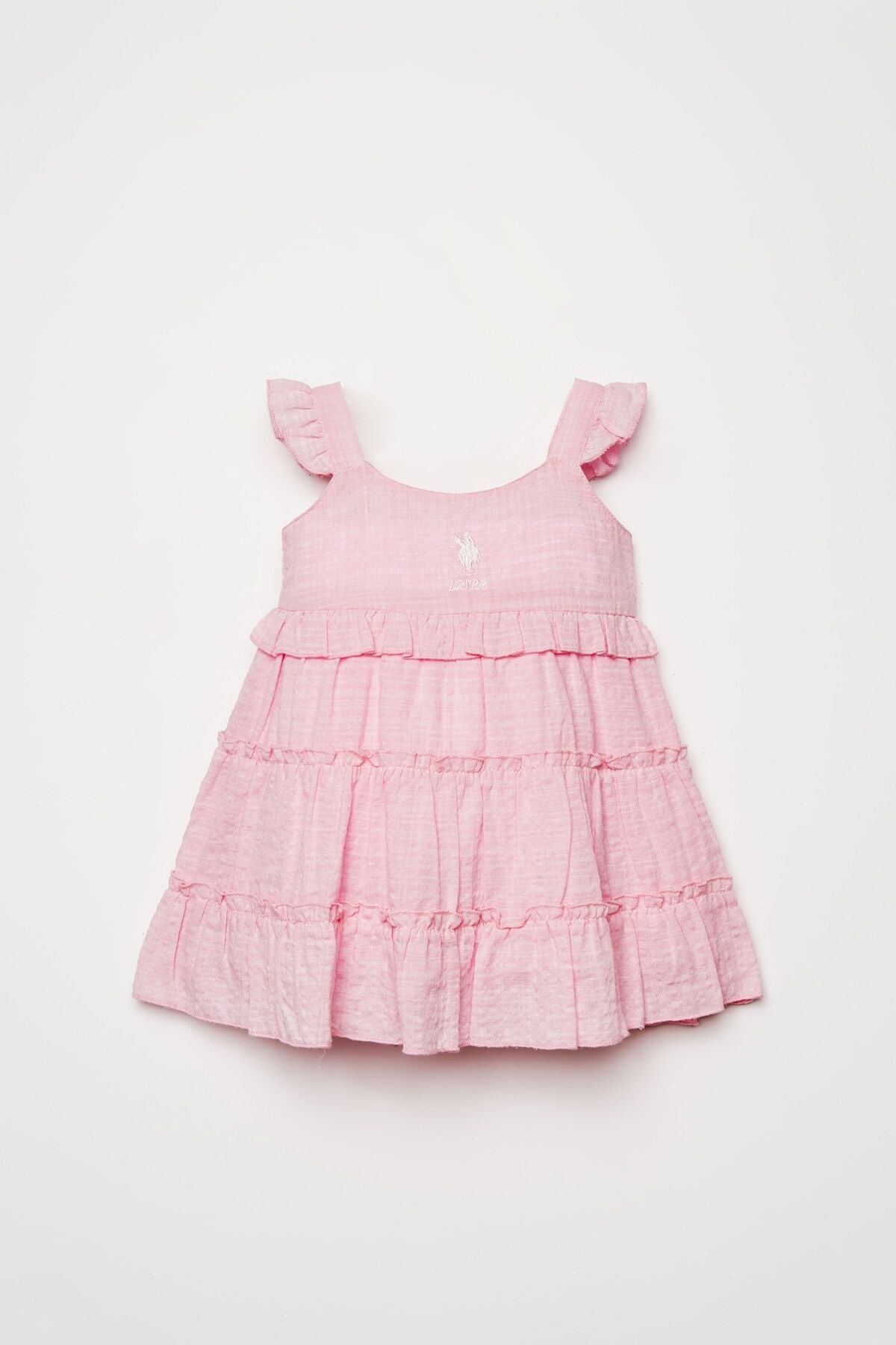 Us.Polo Assn. Kız Bebek Pembe Elbise