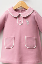 U.S.POLO ASSN KIZ BEBEK PİKE ELBİSE