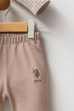 U.S. Polo Assn. Erkek Bebek Kışlık Regular Fit Krem Bebek Takımı USB2576-C-V1