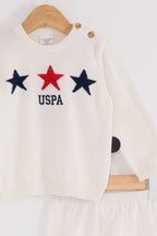 U.S.POLO ERKEK BEBEK TRİKO 2Lİ TAKIM
