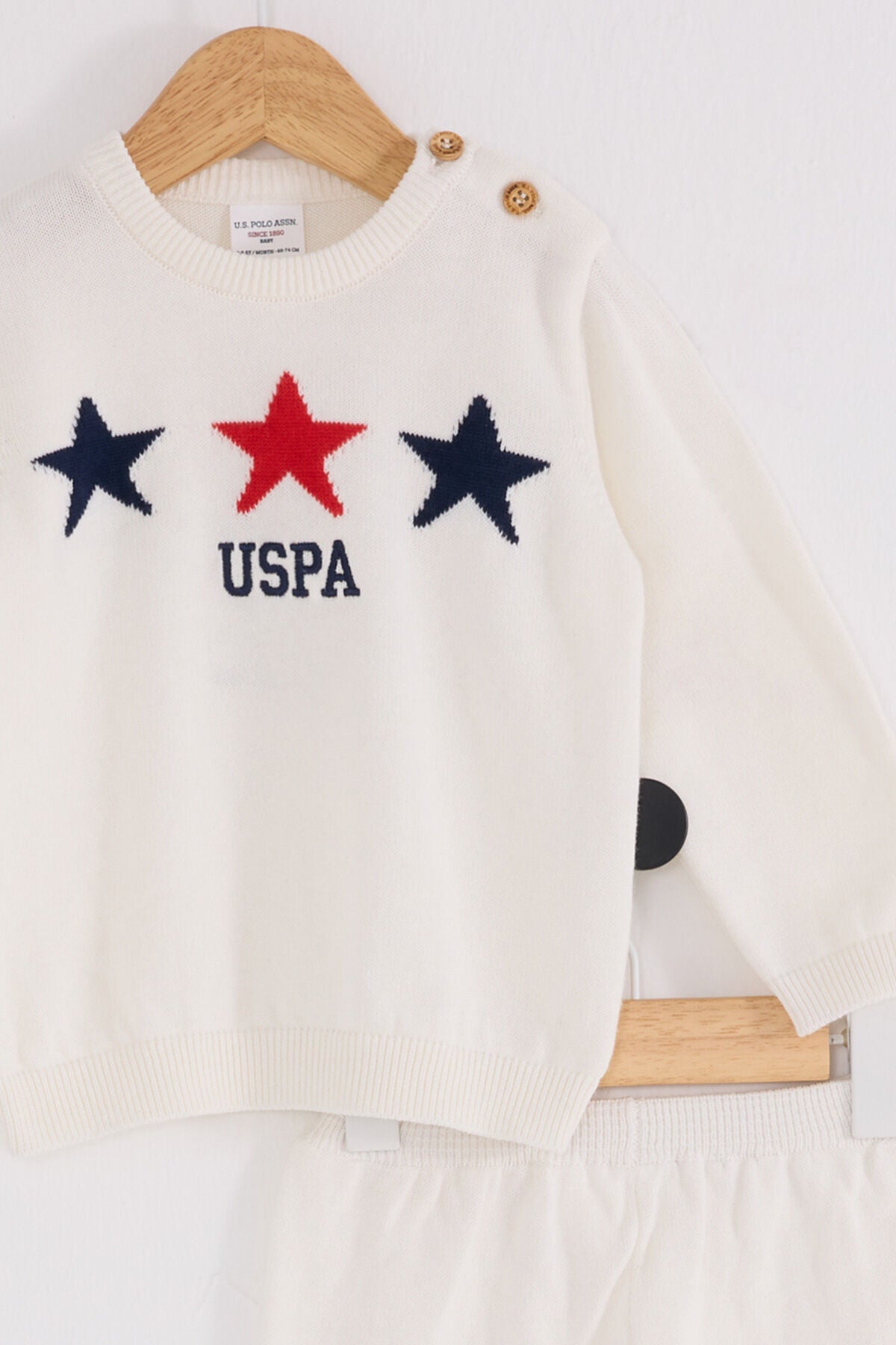 U.S.POLO ERKEK BEBEK TRİKO 2Lİ TAKIM