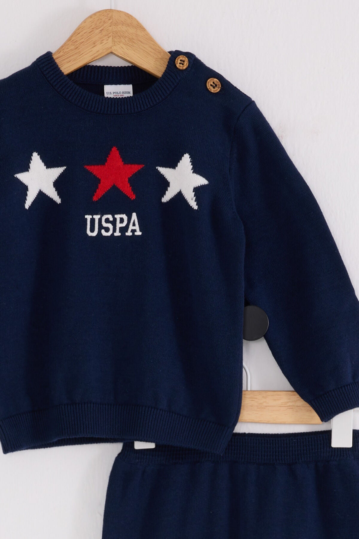 U.S.POLO ERKEK BEBEK TRİKO 2Lİ TAKIM Ürün ikincil görseli
