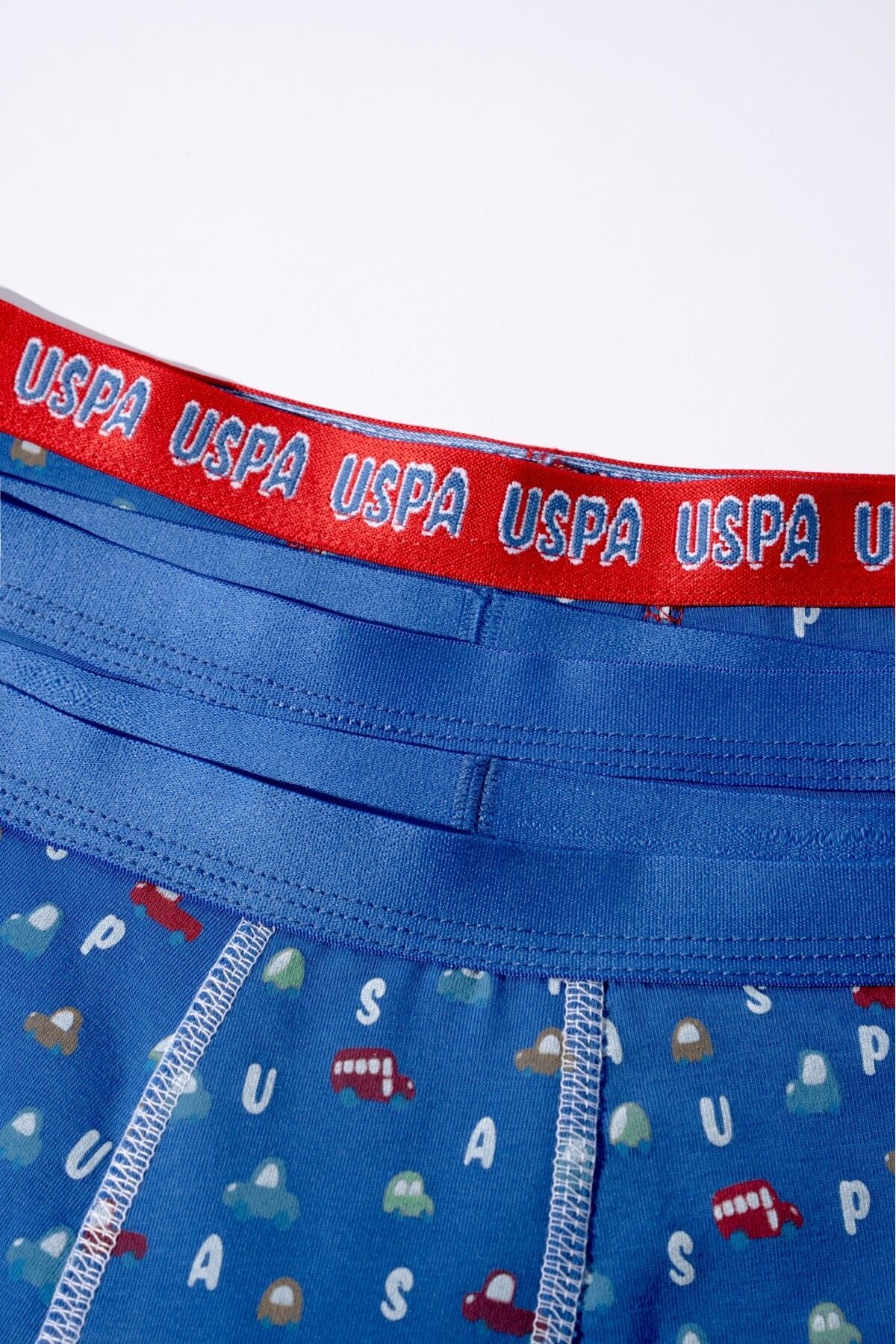 U.S. Polo Assn. Erkek Çocuk Kışlık Regular Fit Mavi Boxer US2247-C-V1