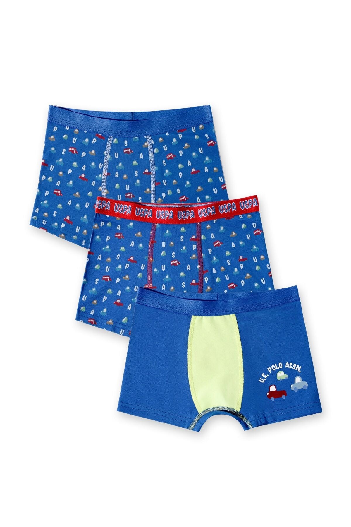 U.S. Polo Assn. Erkek Çocuk Kışlık Regular Fit Mavi Boxer US2247-C-V1 Ürün ana görseli