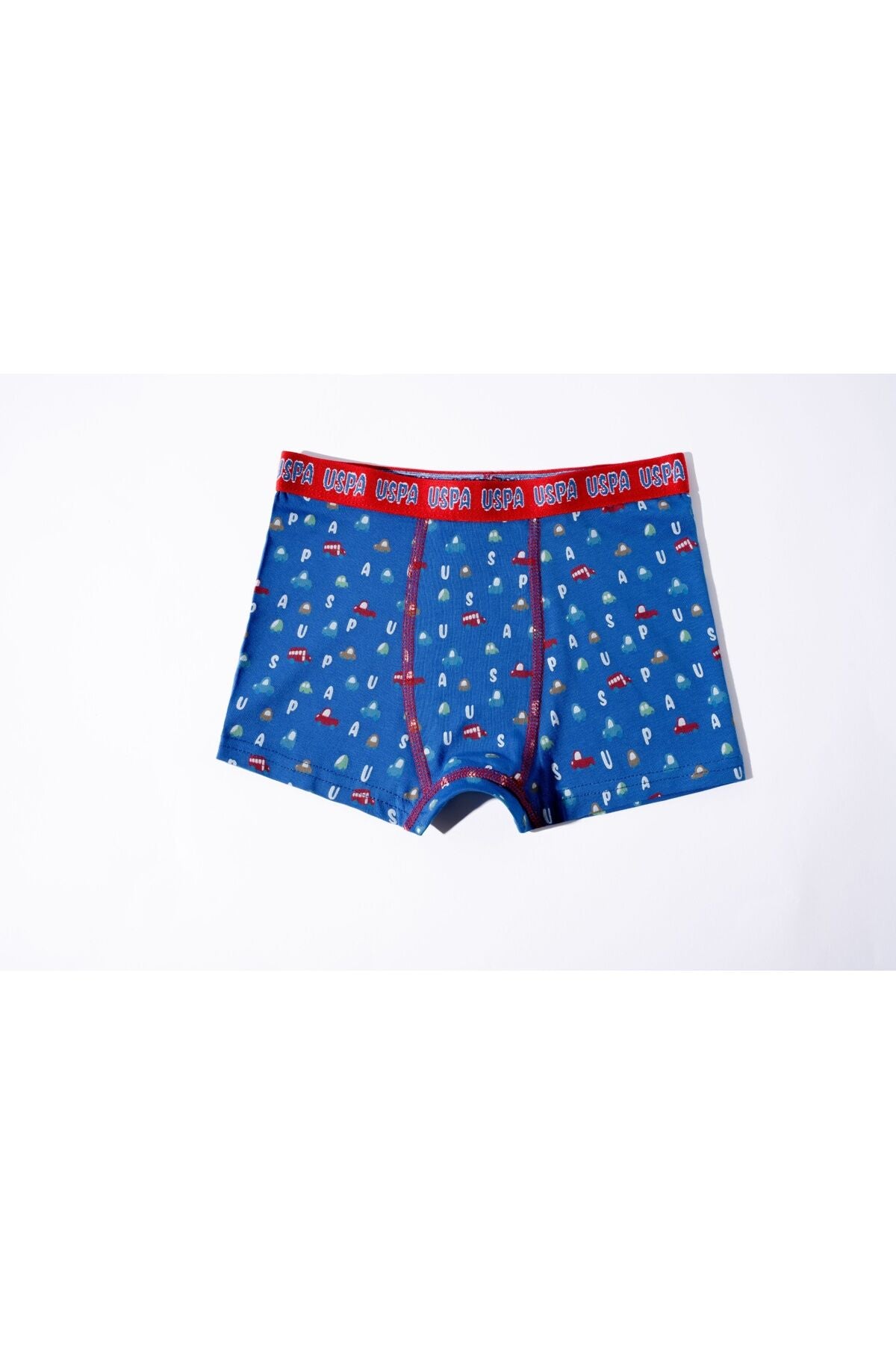 U.S. Polo Assn. Erkek Çocuk Kışlık Regular Fit Mavi Boxer US2247-C-V1