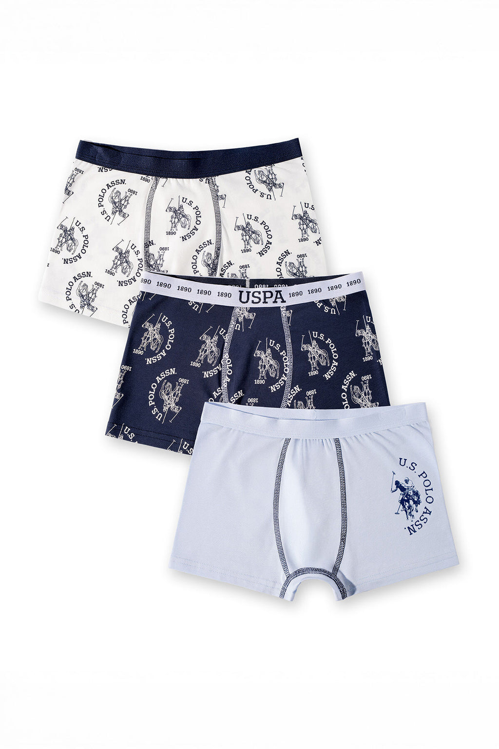 U.S. Polo Assn. Erkek Çocuk Kışlık Regular Fit Lacivert Boxer US2245-C-V1