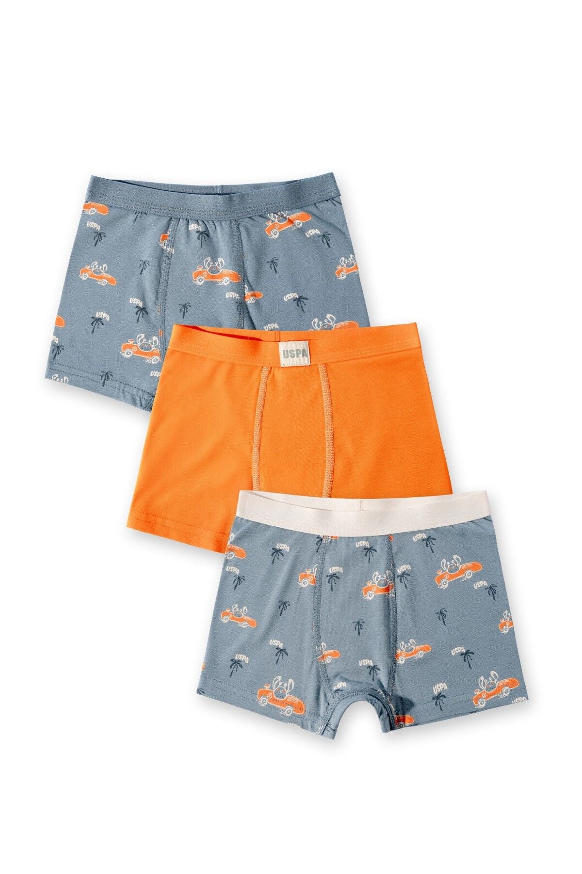 U.S. Polo Assn. Erkek Çocuk Kışlık Regular Fit Yeşil Boxer US2248-C-V1 Ürün ana görseli