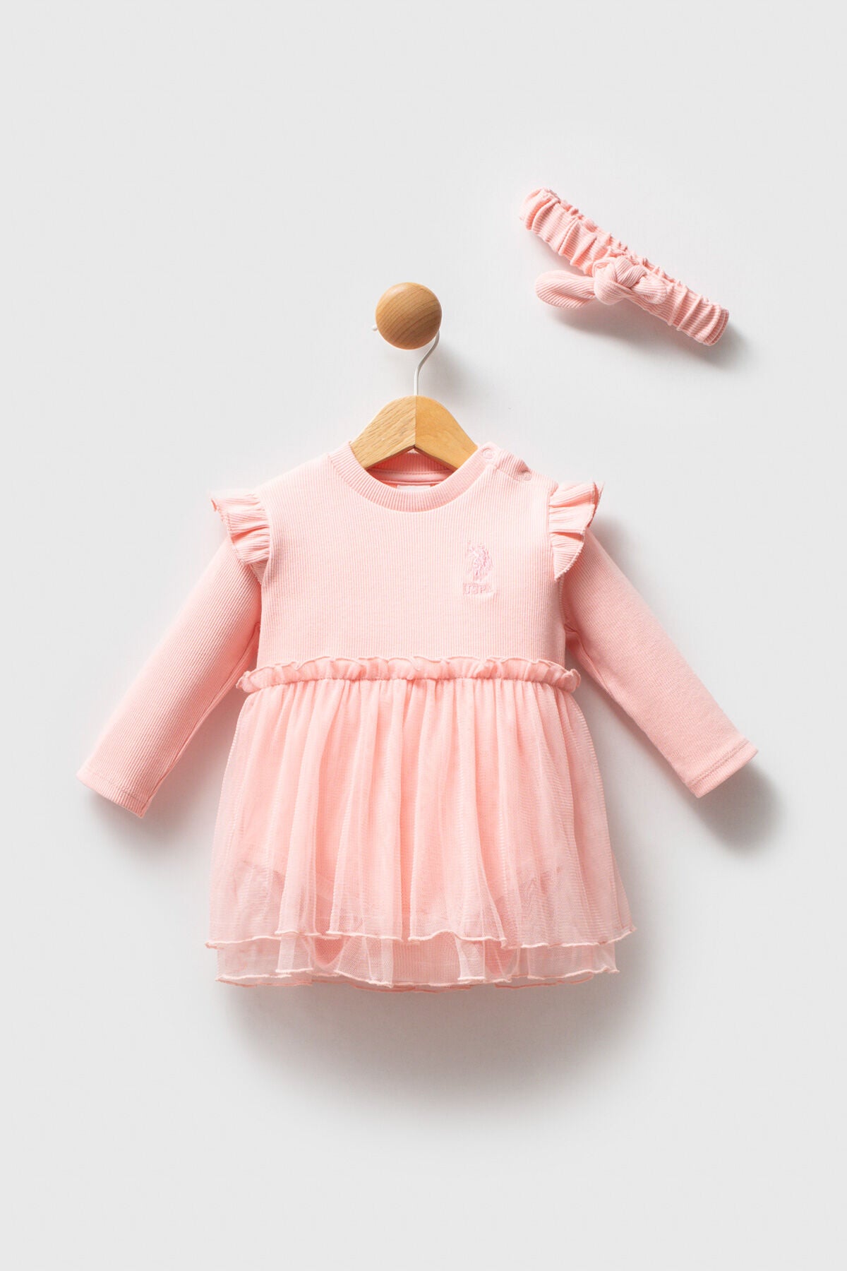 U.S.POLO KIZ BEBEK BODY ELBİSE