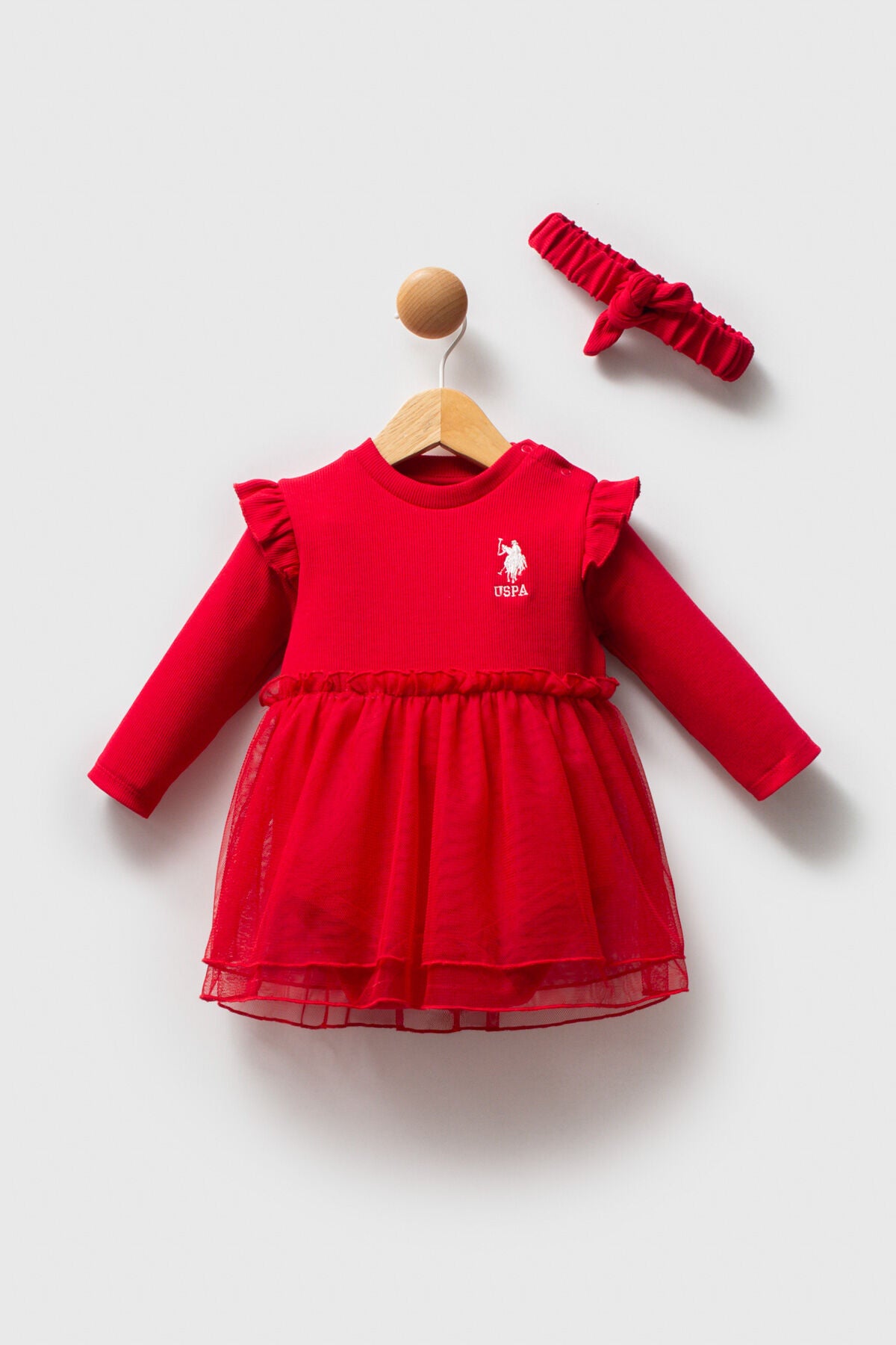 U.S.POLO KIZ BEBEK BODY ELBİSE