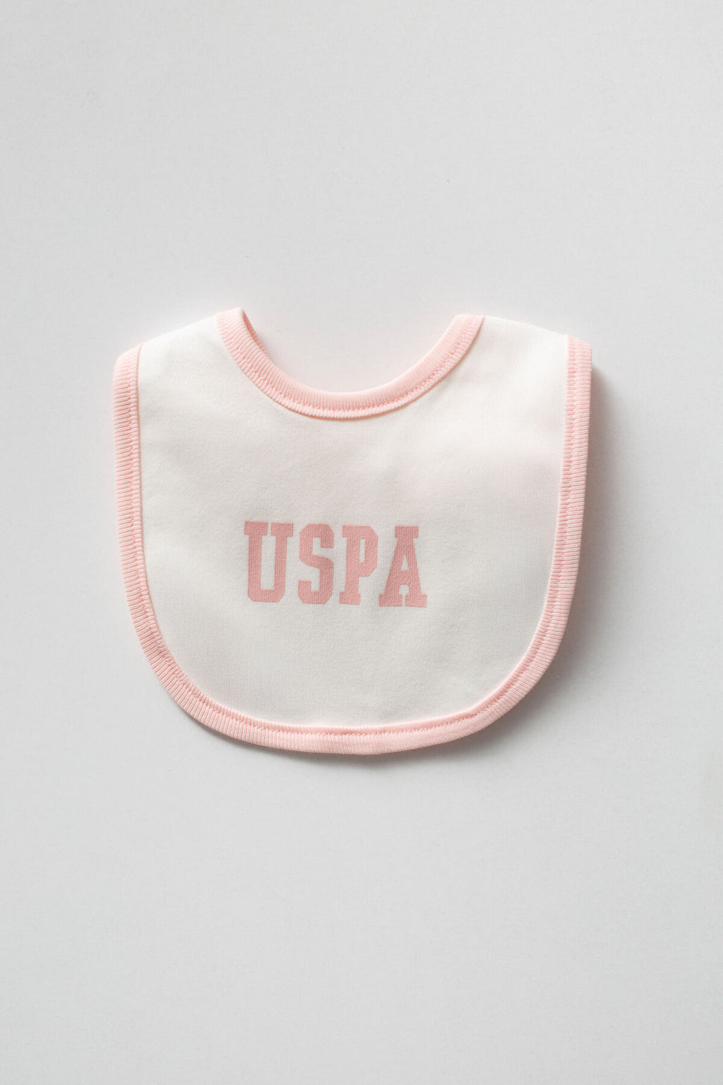 U.S. Polo Assn. Kız Bebek Bisiklet Yaka Pigment Baskılı Kışlık Regular Fit Beyaz Hastane Çıkışı USB2651-C-V1