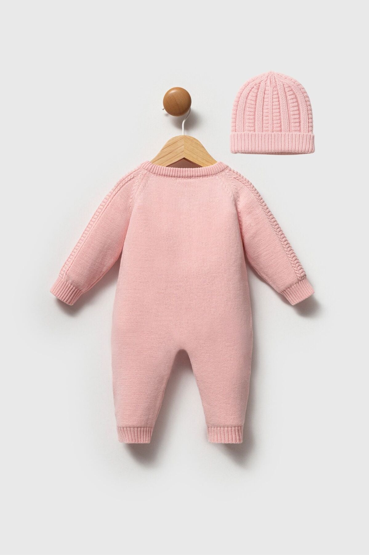 U.S. Polo Assn. Kız Bebek Kışlık Regular Fit Pembe Tulum USB2784-C-V1 Ürün ikincil görseli