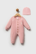 U.S. Polo Assn. Kız Bebek Kışlık Regular Fit Pembe Tulum USB2784-C-V1