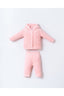 U.S. Polo Assn. Kız Bebek Kışlık Regular Fit Pembe Bebek Takımı USB2646-C-V2